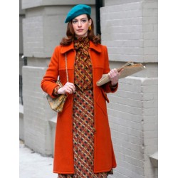 Anne Hathaway Modern Love Lexi Orange Coat